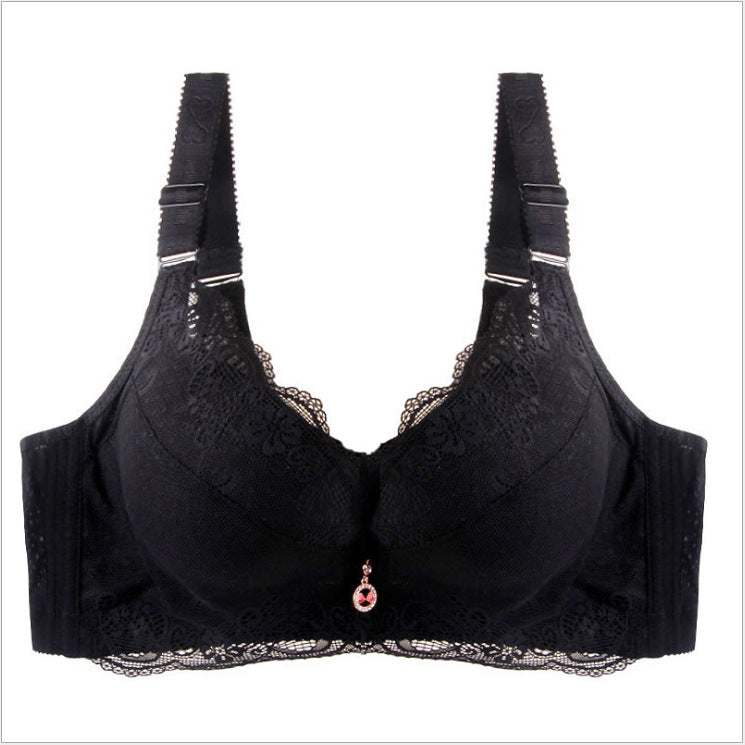 Plus Size Small Bra With Steel Ring