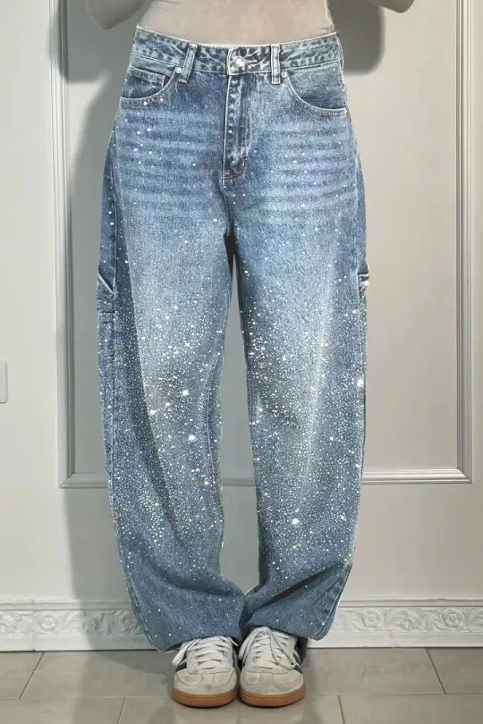 Gipping Star Rhinestone Jeans