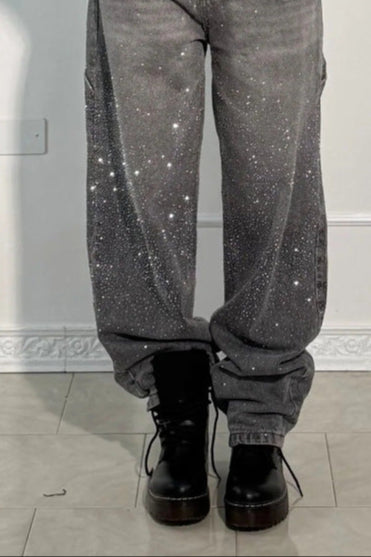 Gipping Star Rhinestone Jeans