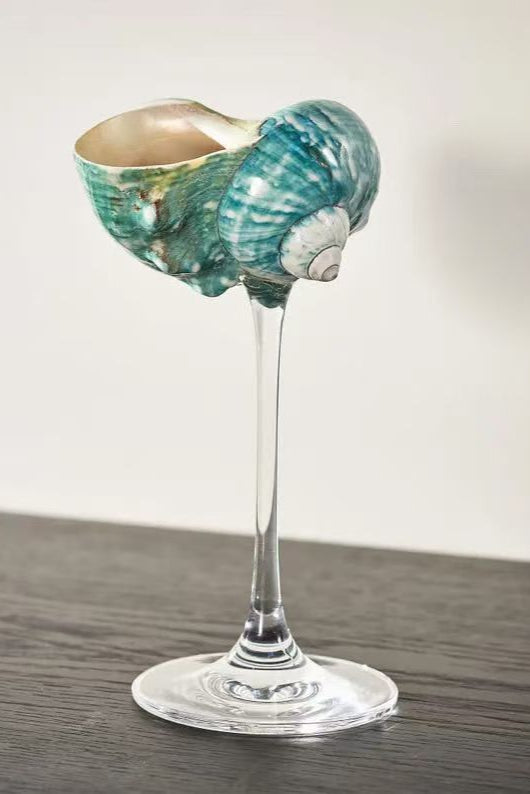 Shell Conch Wine Glass Creative Hand Gift Ornament Cup