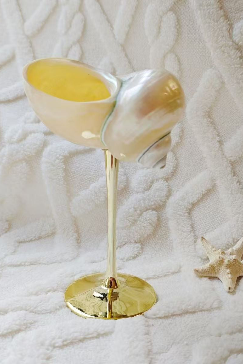 Shell Conch Wine Glass Creative Hand Gift Ornament Cup