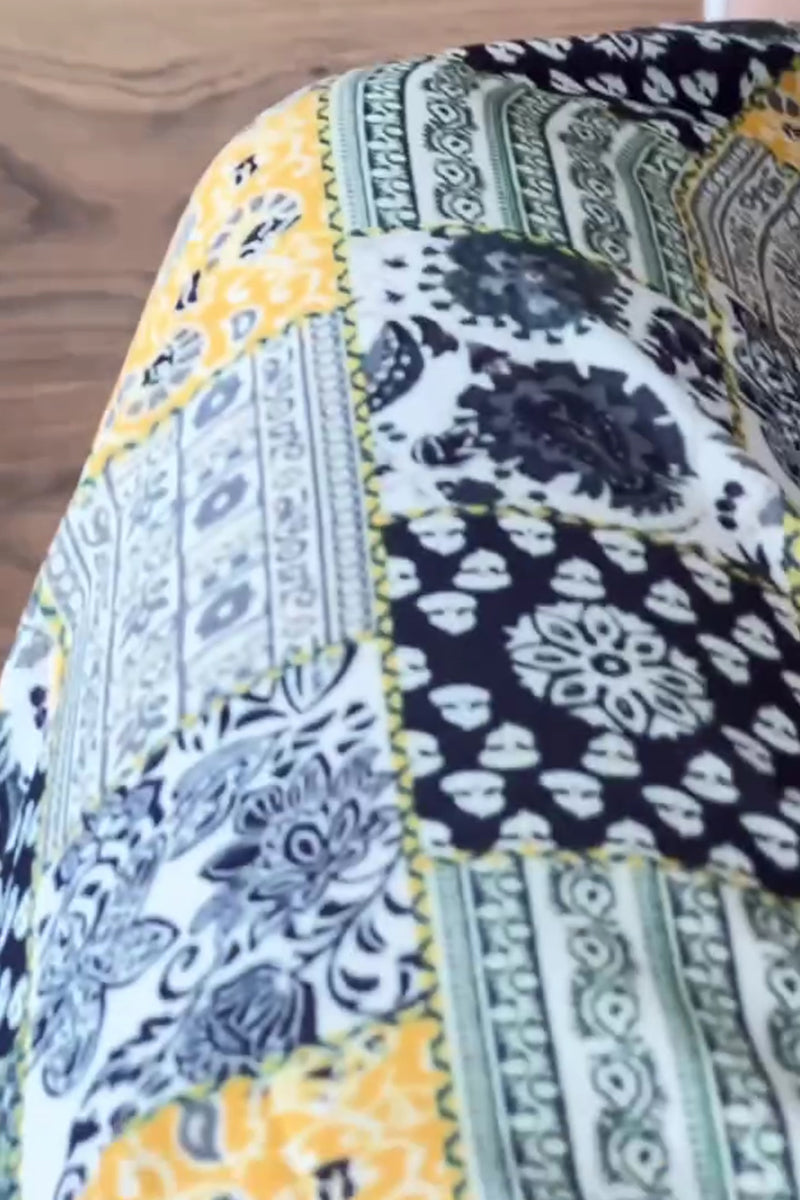 Check Print Casual Pants