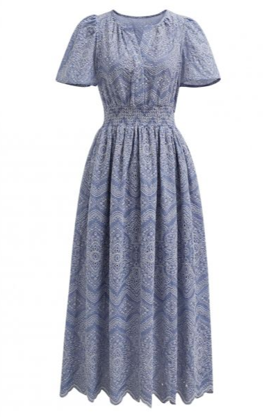Fashion Hollow Lace Dress
