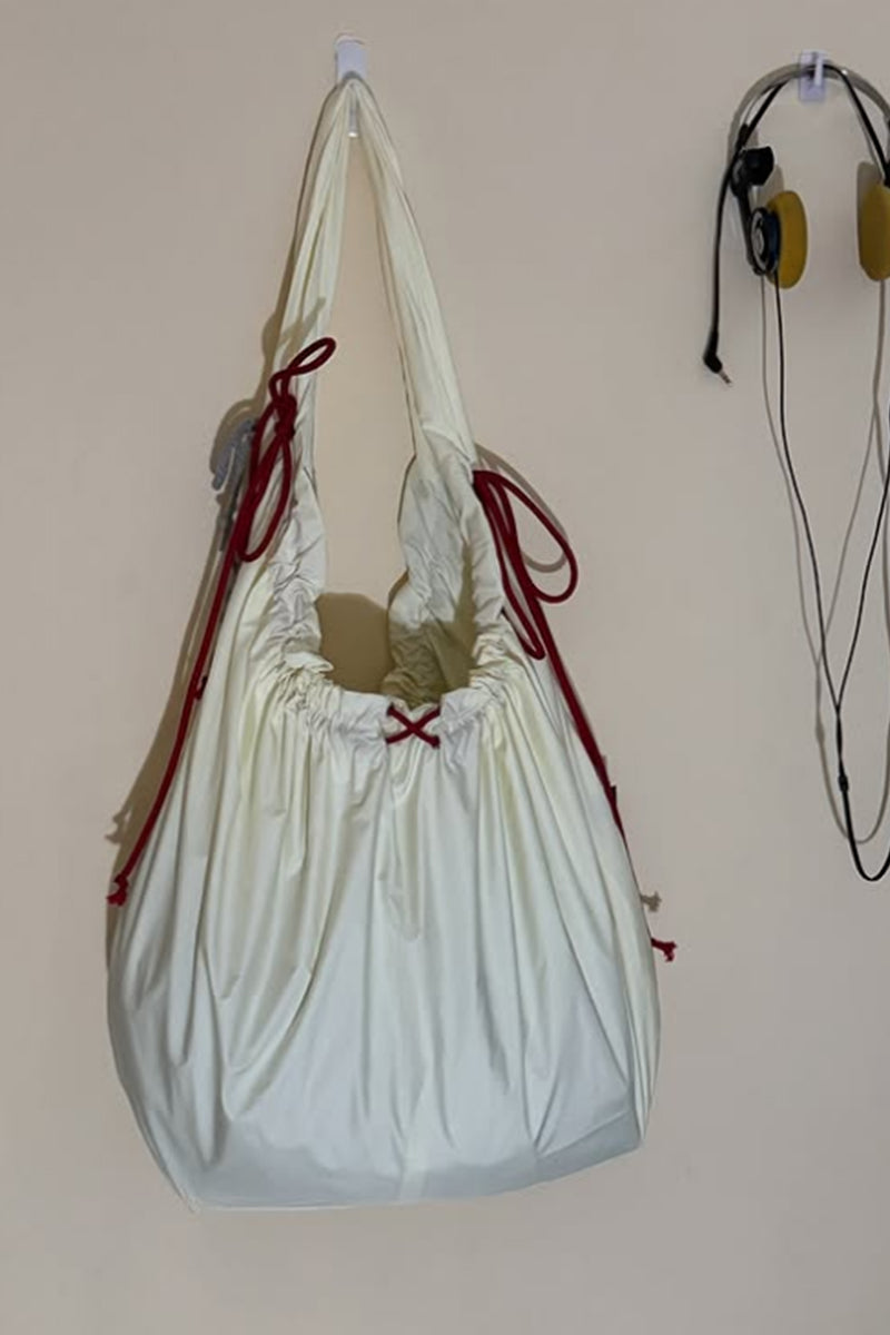 Fresh Red Shrink Strap Shoulder Bag
