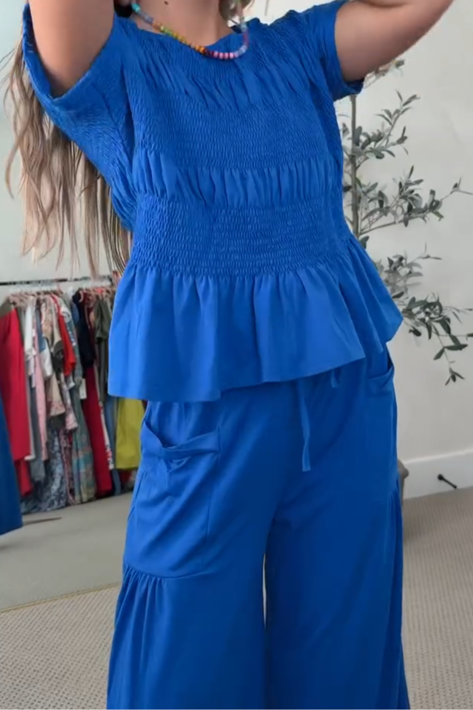 Deep Blue Lace Suit