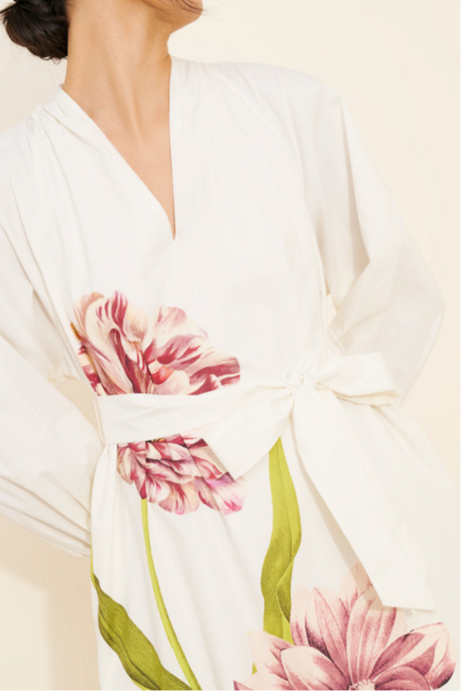 Floral V-Neck Dress