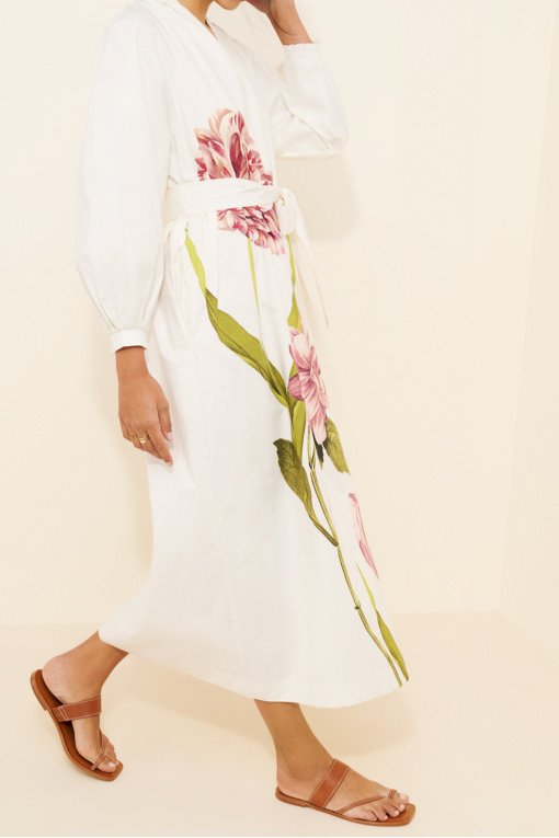Floral V-Neck Dress