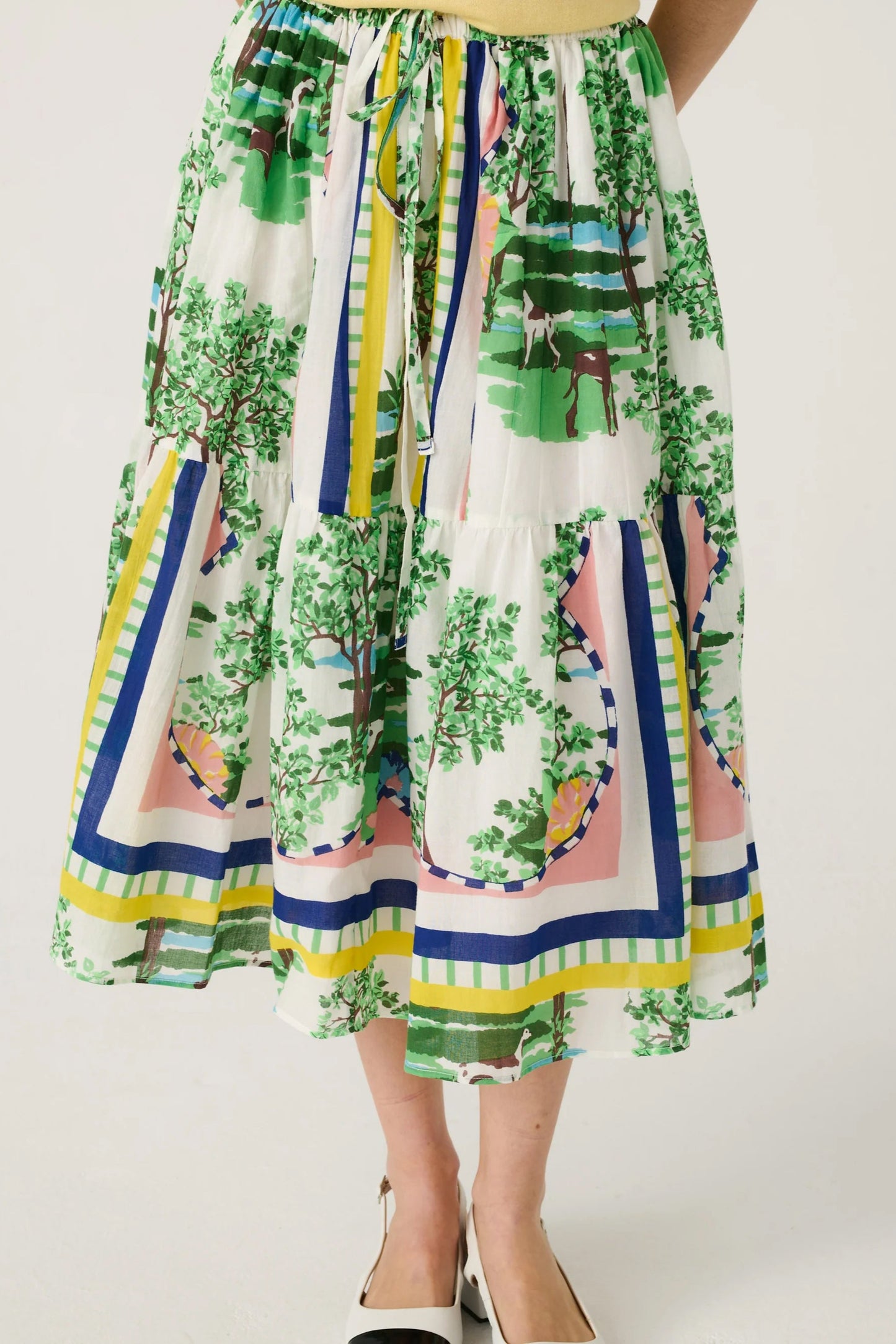 Forest Print Skirt