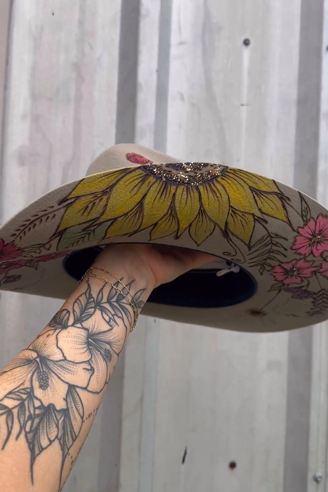 Darling wildflower hat