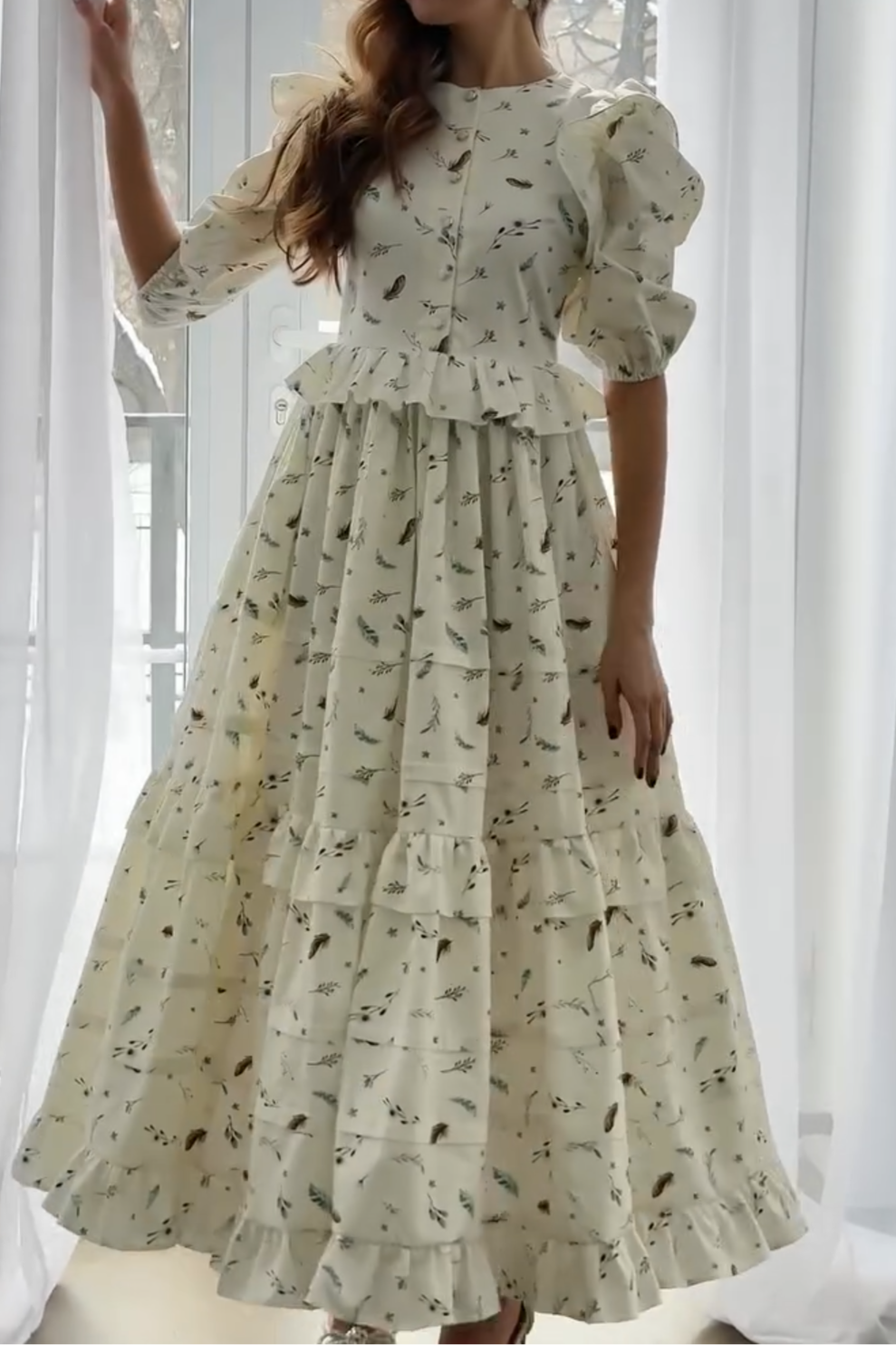 Fashion Casual Floral Dress