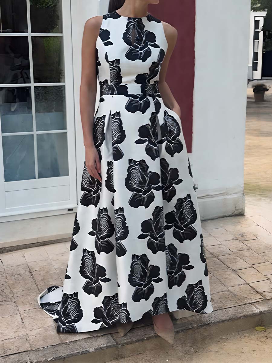Elegant Floral Dress