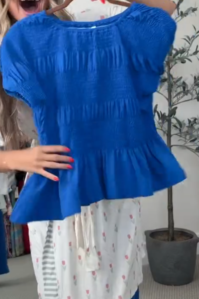 Deep Blue Lace Suit