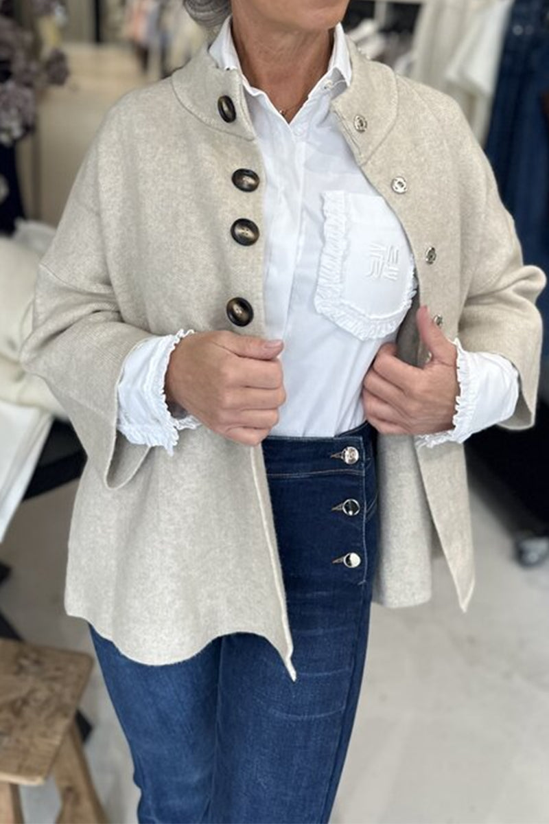 Beige Loose Jacket