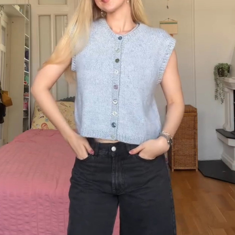 Buttoned Sweater