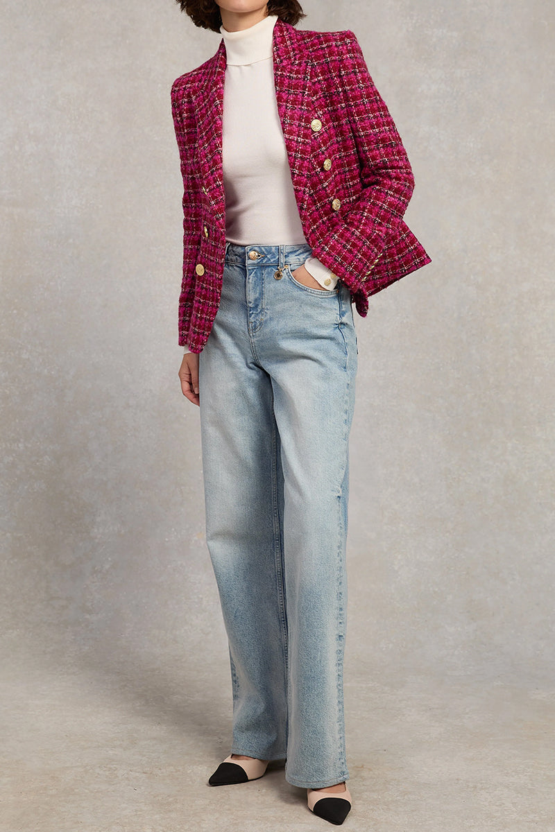 Vintage Plaid Blazer