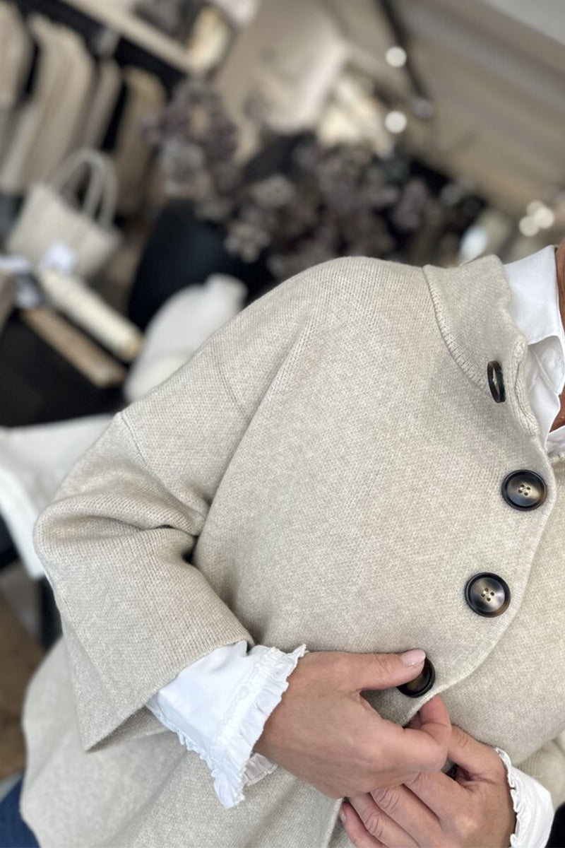 Beige Loose Jacket