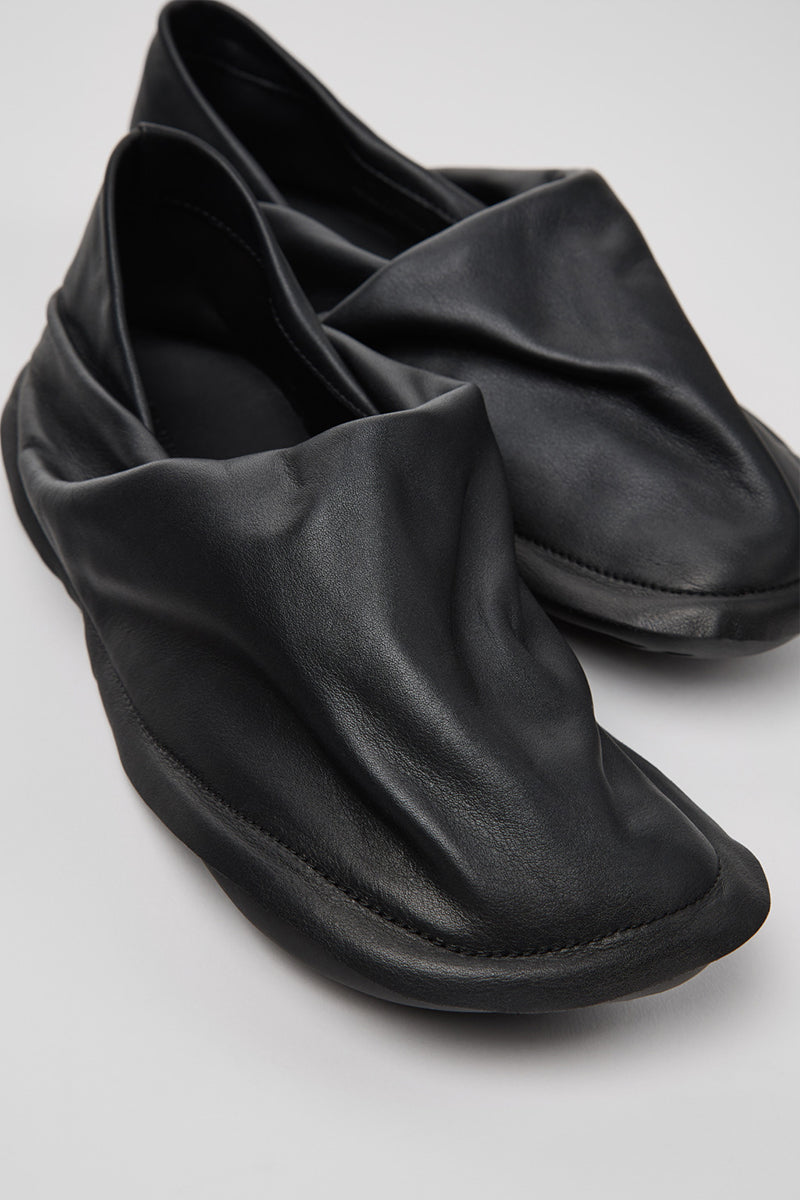 Women's Black Leather Shoes