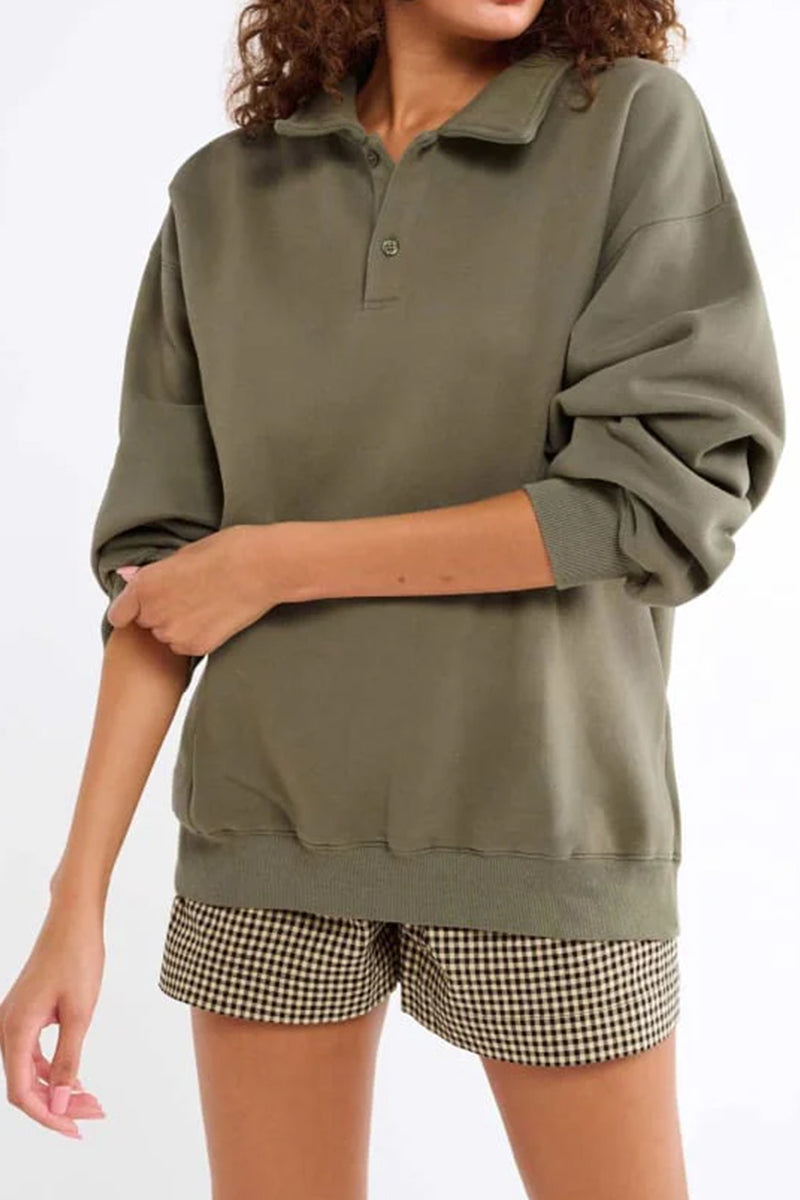 Dark Gray Ladies Autumn Pullover