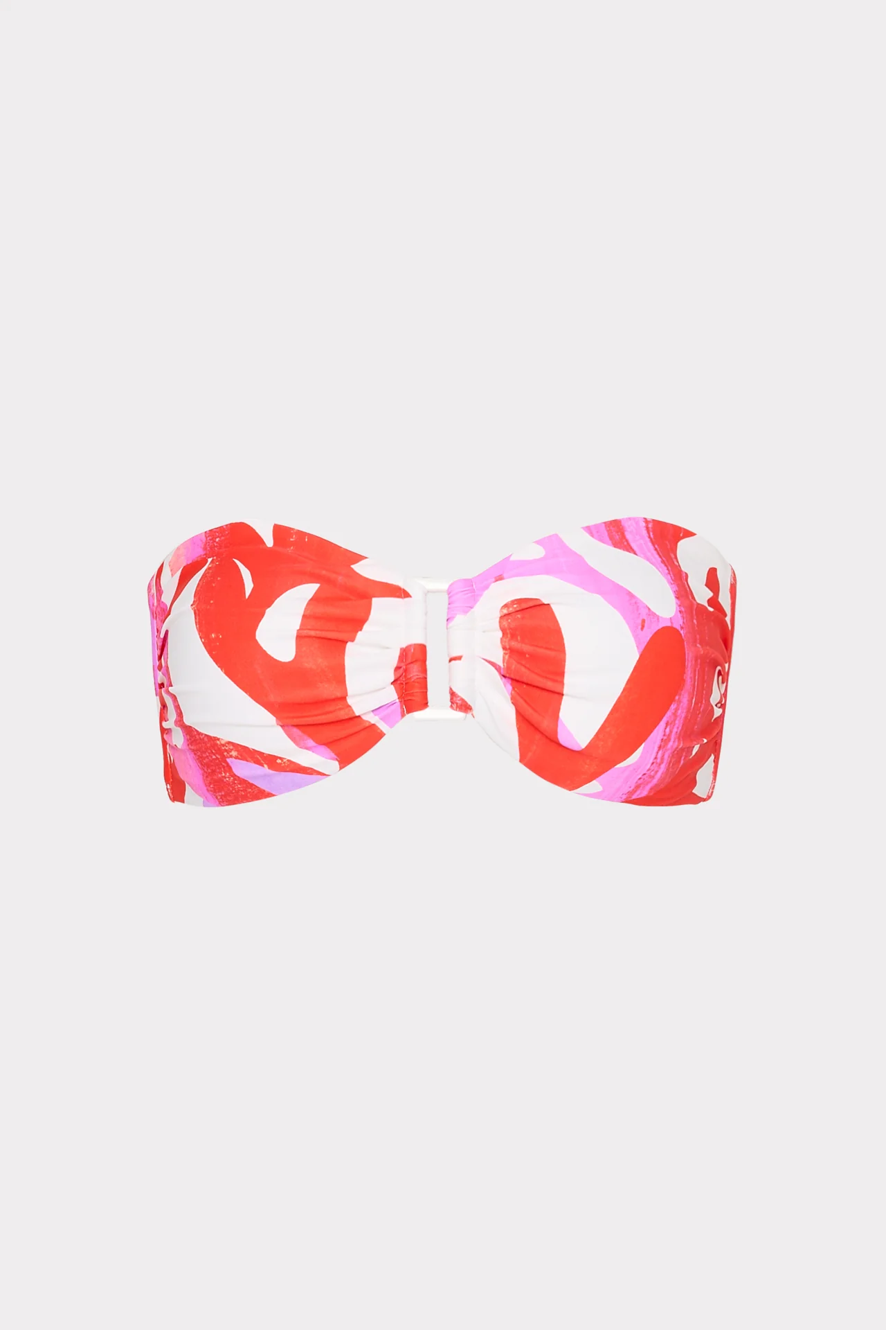 Printed Strapless Bikini Swimsuit