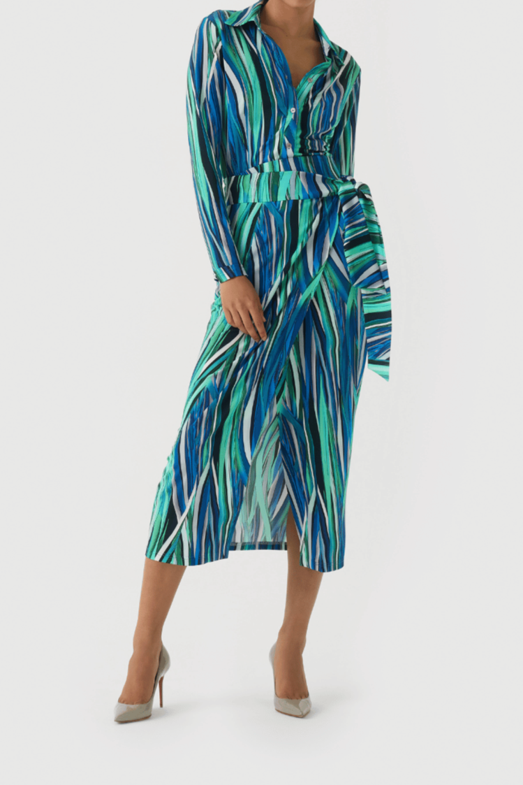 Twill-Print Suit