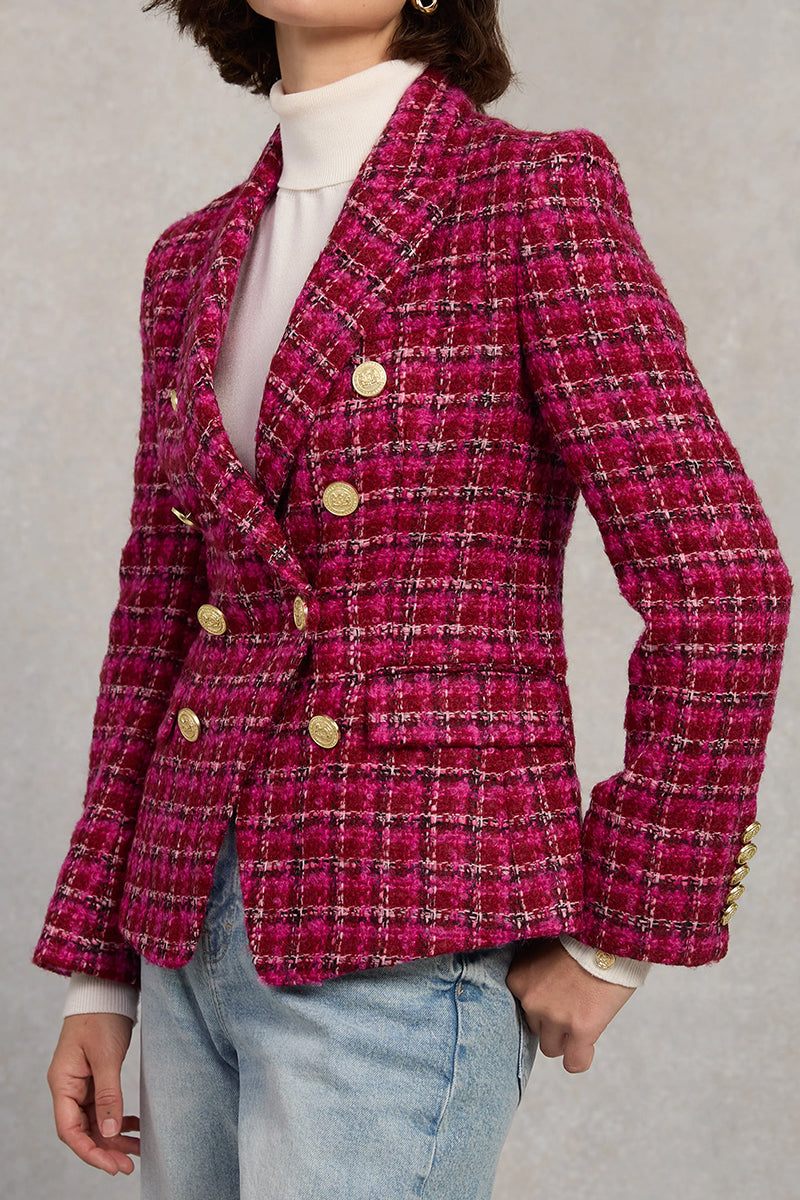 Vintage Plaid Blazer