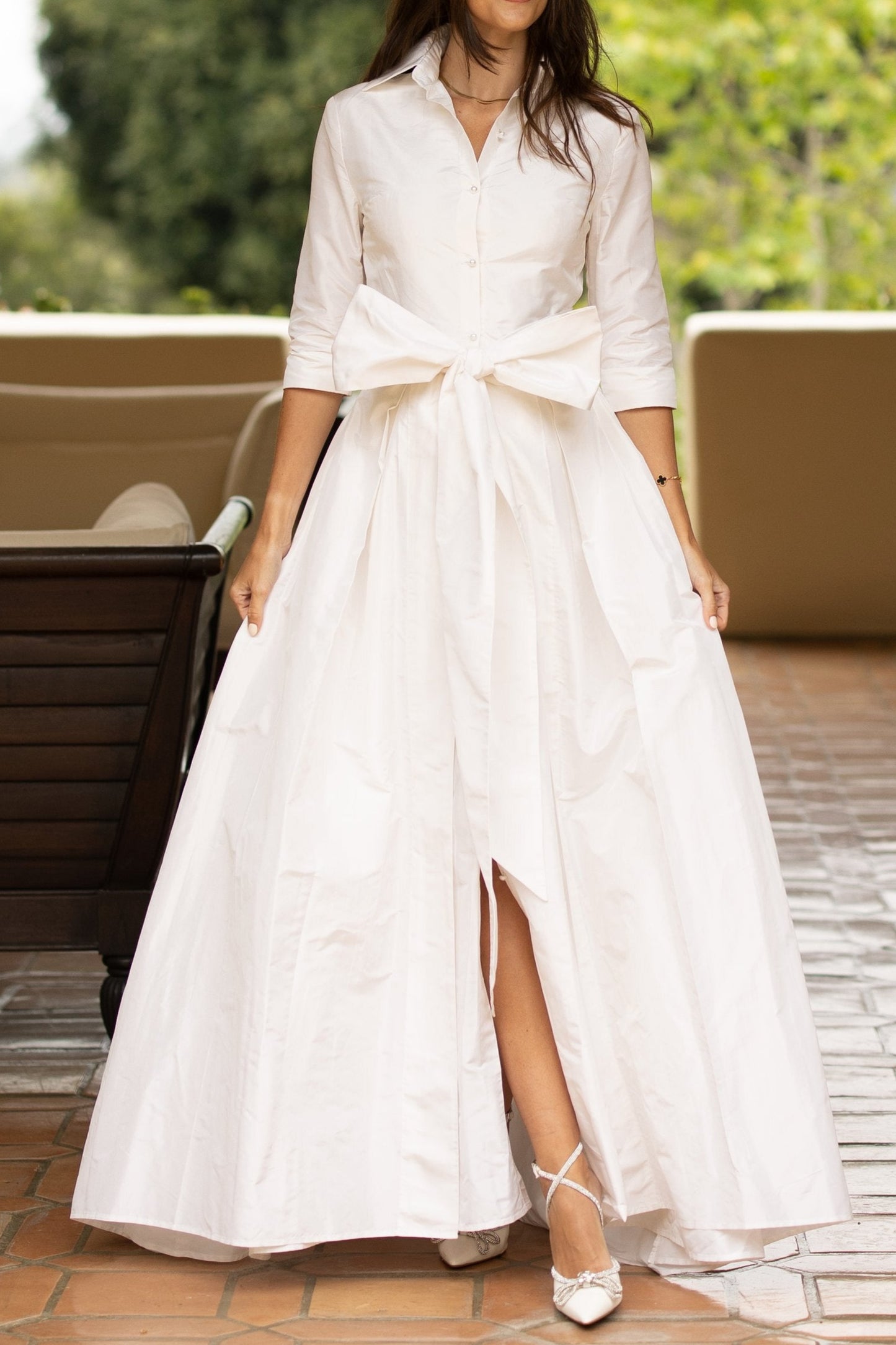 Shirt Elegant Long Gown
