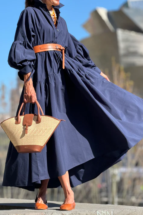 Navy Blue Dress