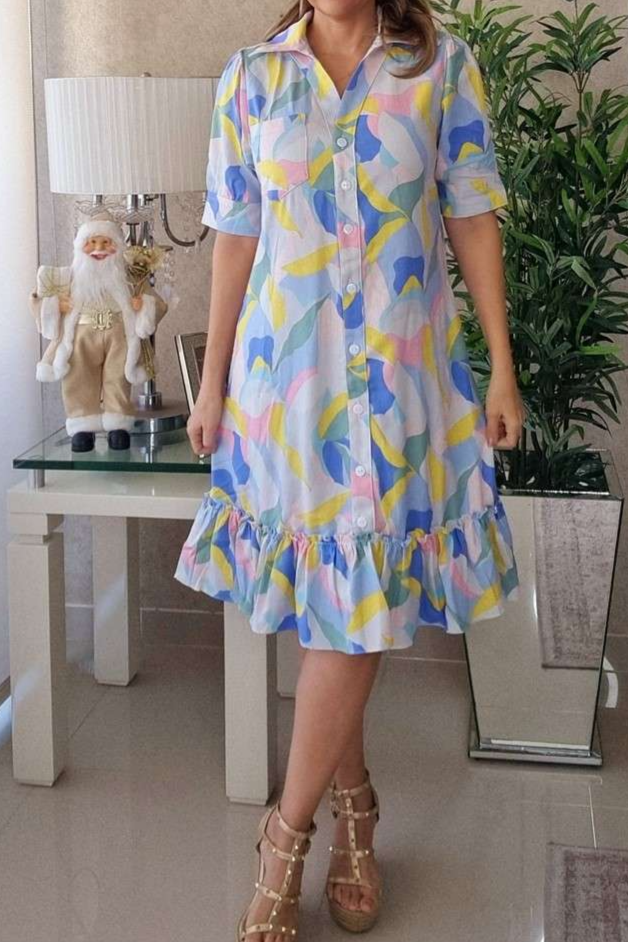 Heather Loose Shirt Dress