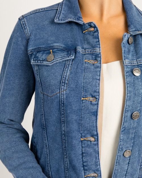 Soft Stretch Denim Jacket
