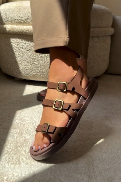 Multi-strap Stylish And Comfortable Sandals