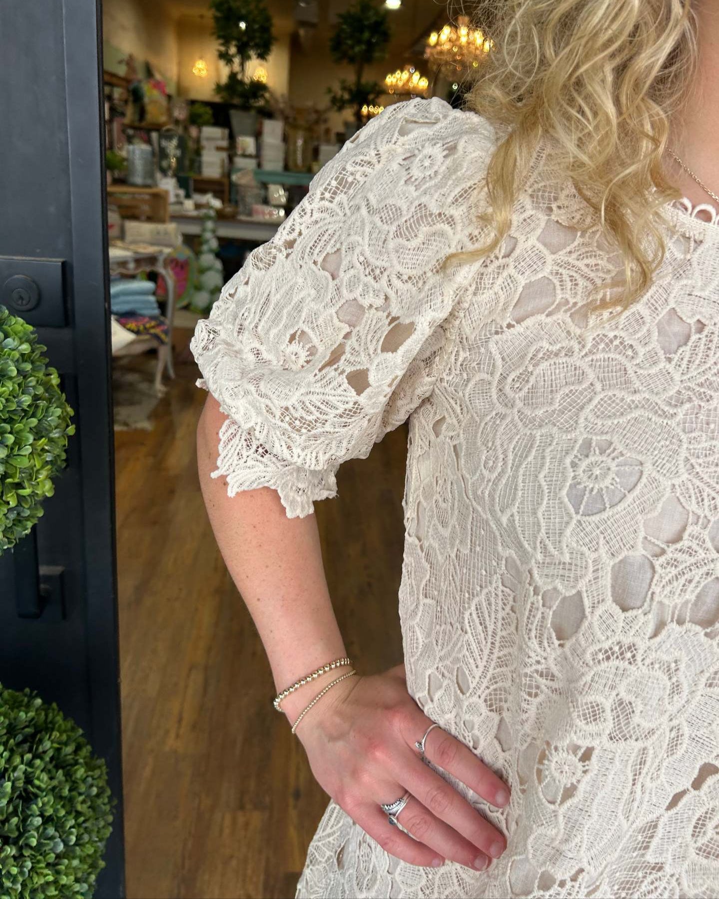 Elegant Comfy  Lace Short Dress