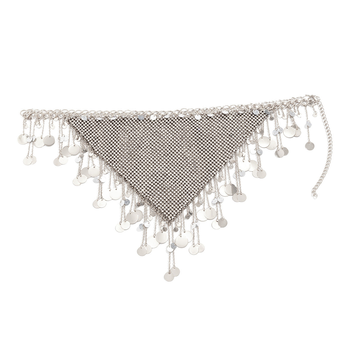 Sexy Tassel Mesh Drill Corset
