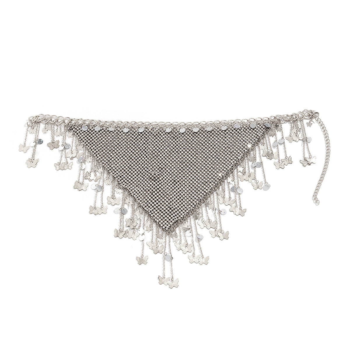 Sexy Tassel Mesh Drill Corset
