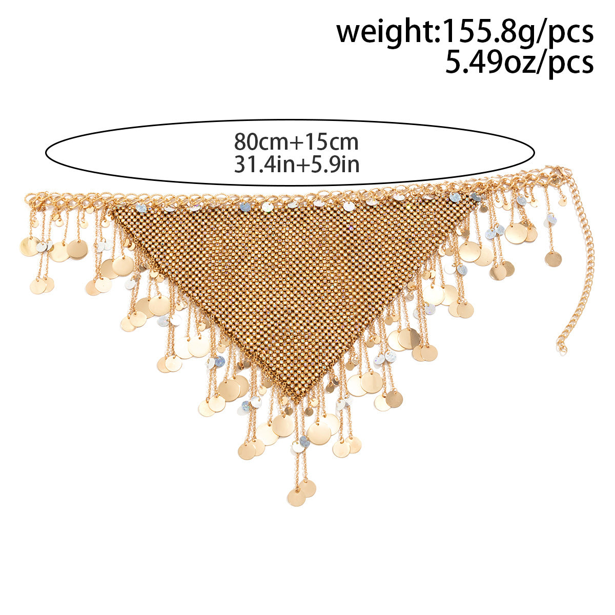 Sexy Tassel Mesh Drill Corset