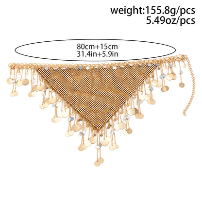 Sexy Tassel Mesh Drill Corset