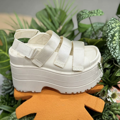 Roman-style Platform Velcro Sandals