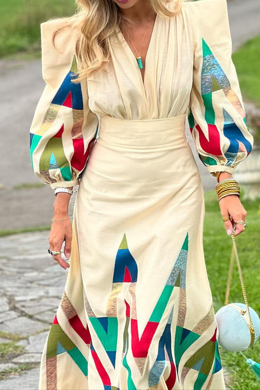 Printed Commuter Dress