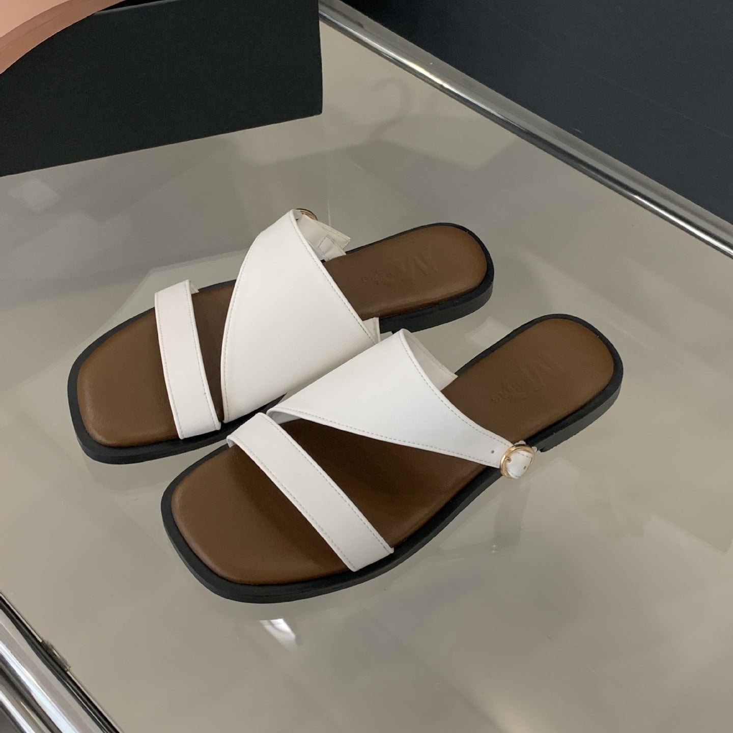 Open Toe Flat Sandals