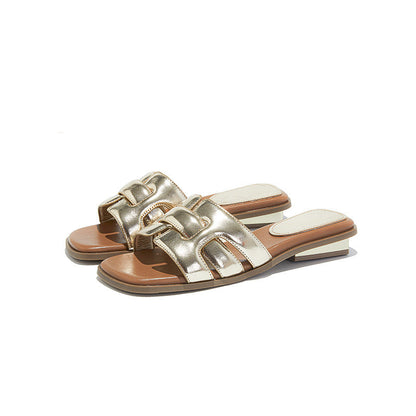 Woven Half Slippers, Beach Sandals