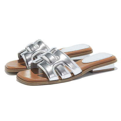 Woven Half Slippers, Beach Sandals