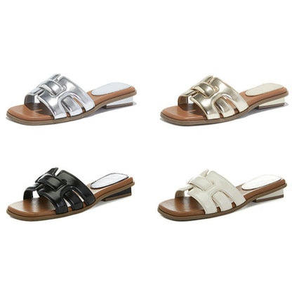 Woven Half Slippers, Beach Sandals