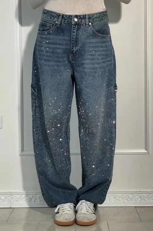 Gipping Star Rhinestone Jeans