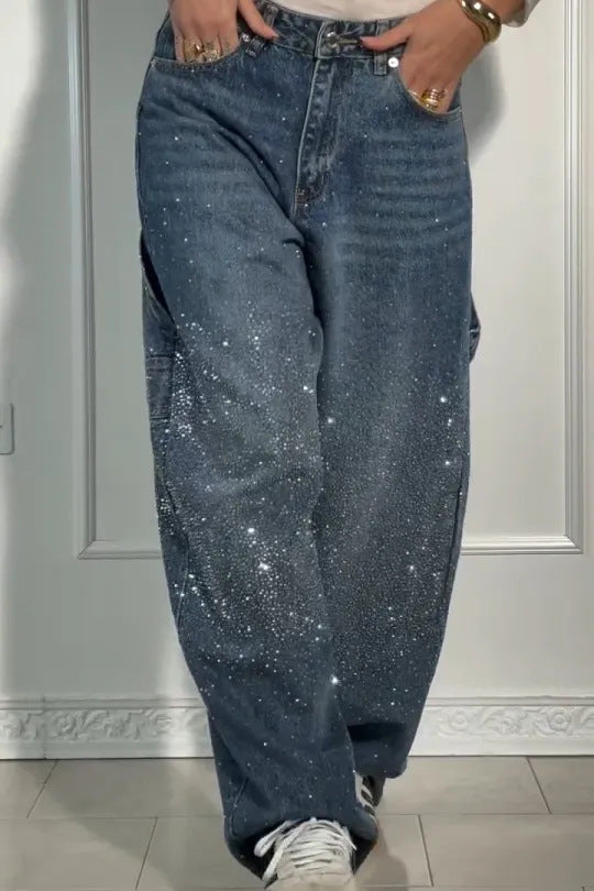 Gipping Star Rhinestone Jeans