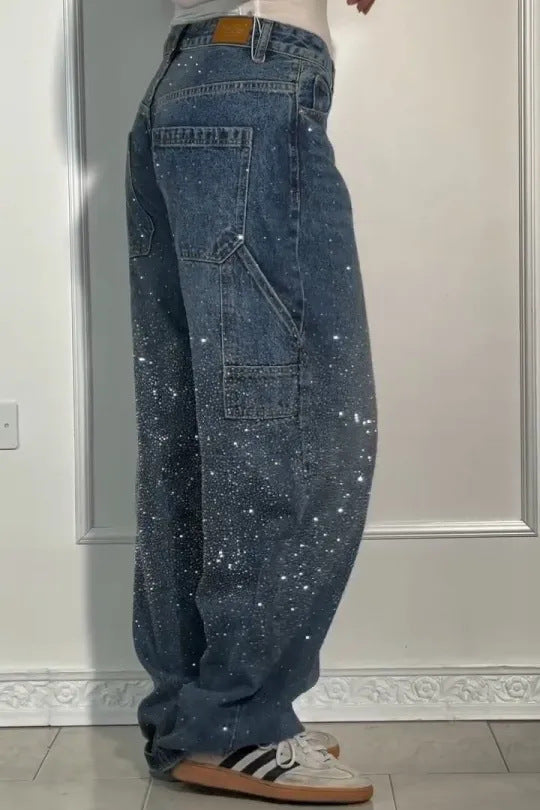 Gipping Star Rhinestone Jeans