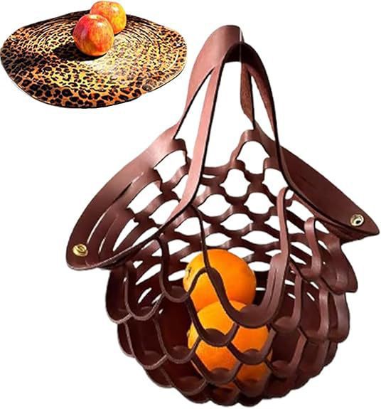 The Zest Bag Leather Folding Tote Bag