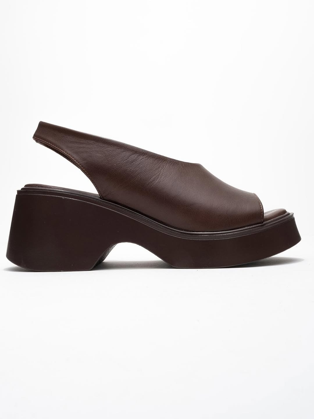 Arched Sole Side Cutout Wedge Sandals