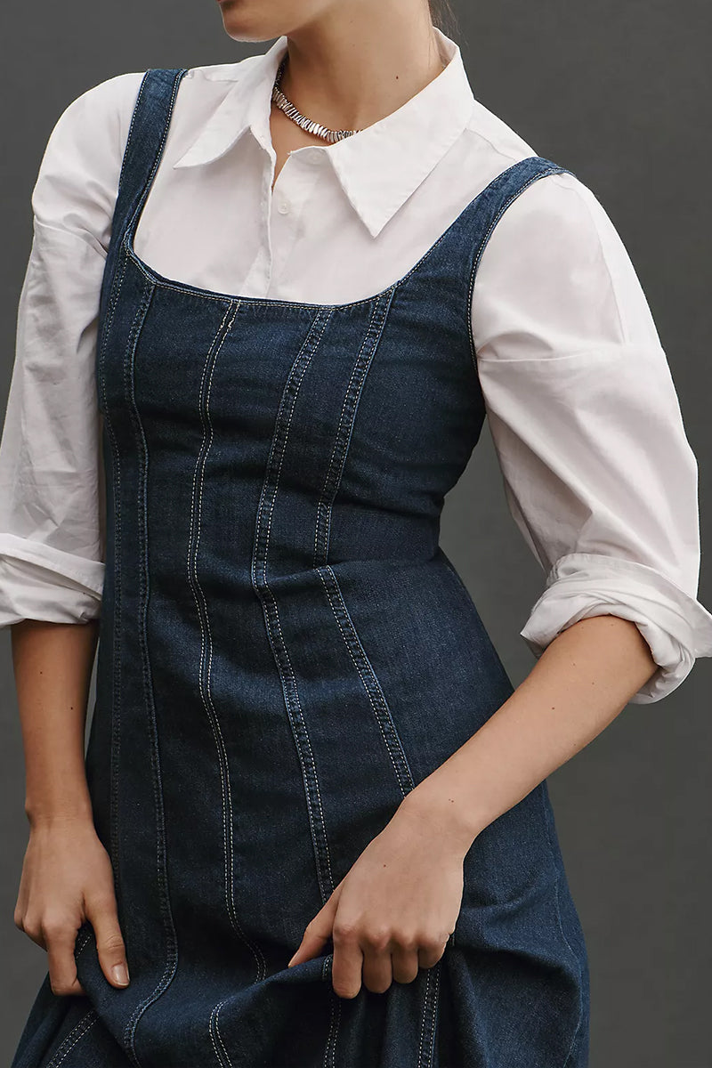 Denim Midi Dress
