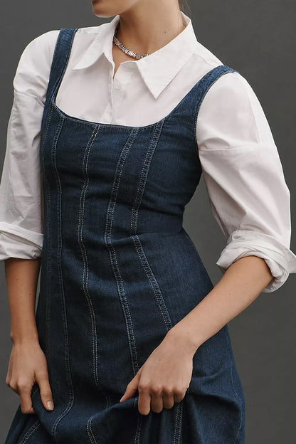 Denim Midi Dress