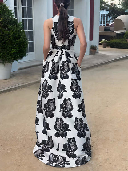 Elegant Floral Dress