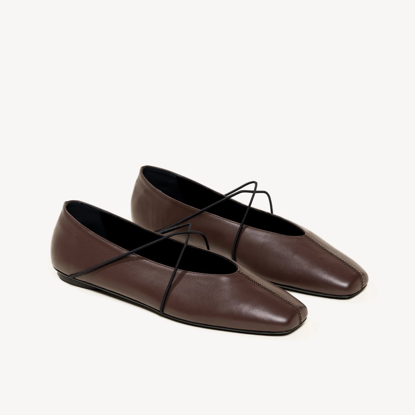 Women's Cross Elastic Leather Shoes